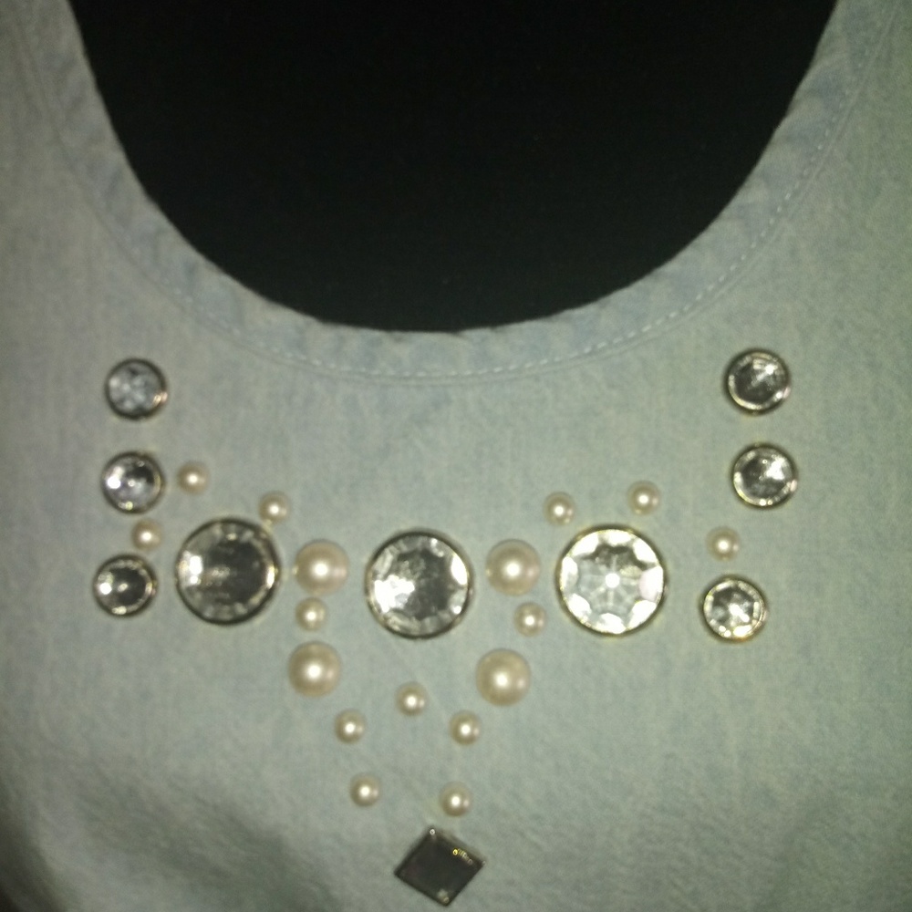 Denim blouse - Picture 2 of 3